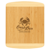 Two-Tone Bamboo Cutting Board